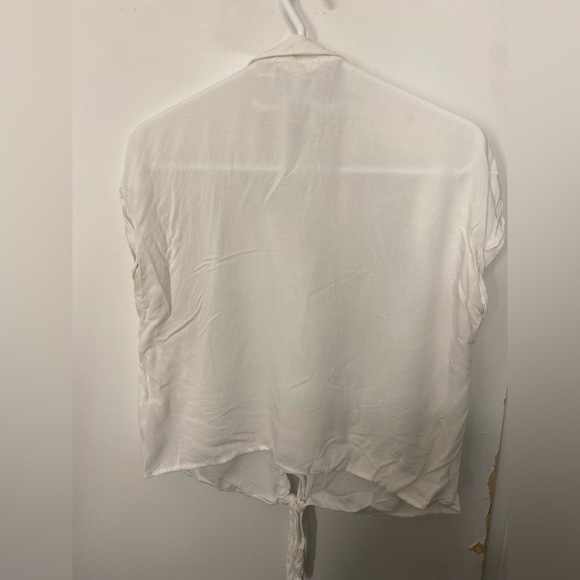 White button down blouse - Picture 3 of 3